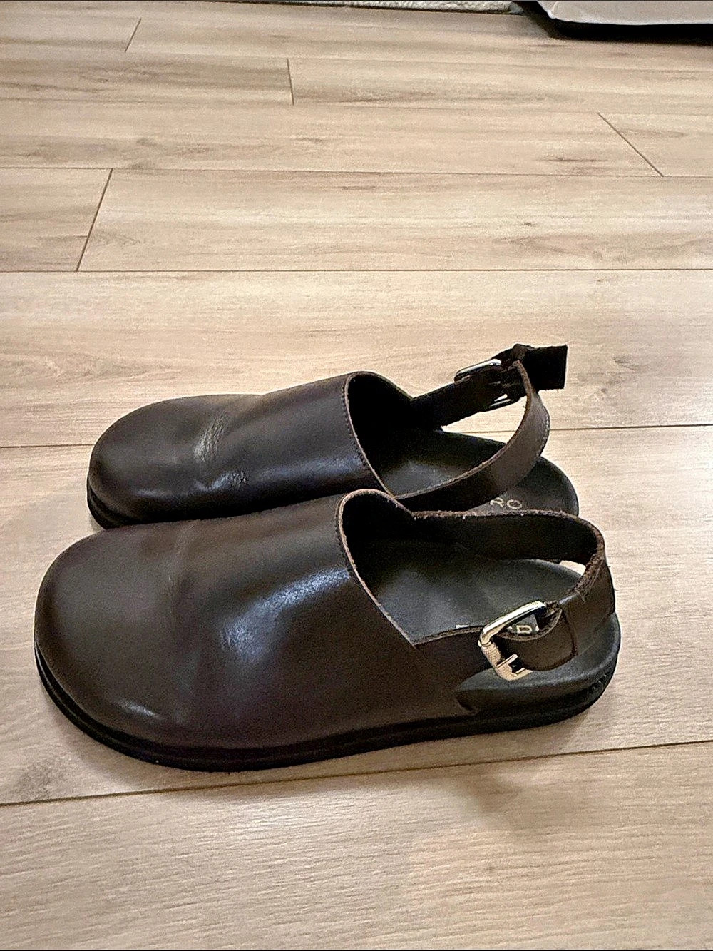 Pilcro Slingback Clogs Brown Leather clogs 37